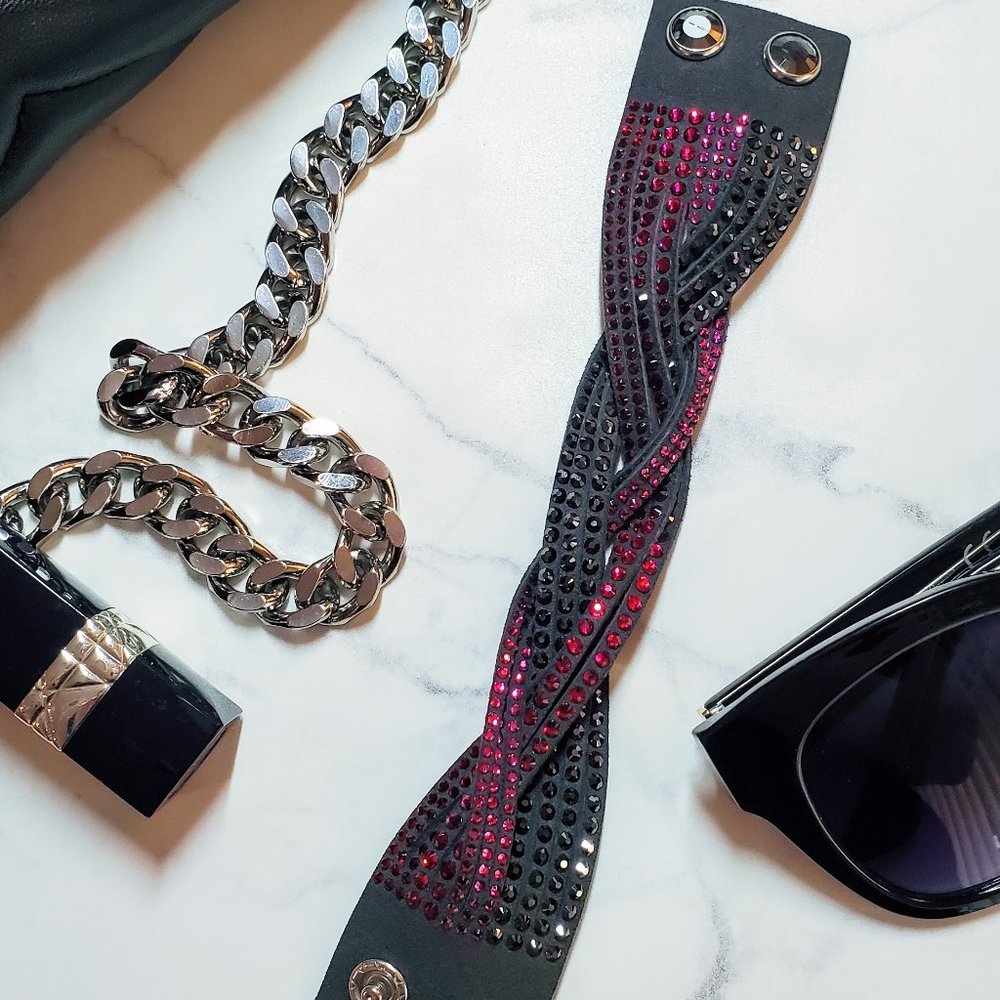 💎Swarovski Authentic 💎Leather Wrap Bracelet